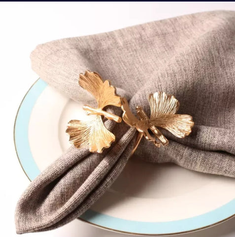 Butterfly napkin Rings